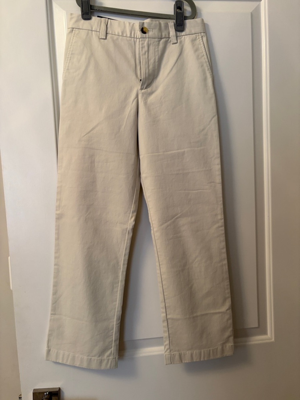 Vineyard Vines Boys Breaker Pant Stone Khaki Straight-Leg Chinos 10 NWT